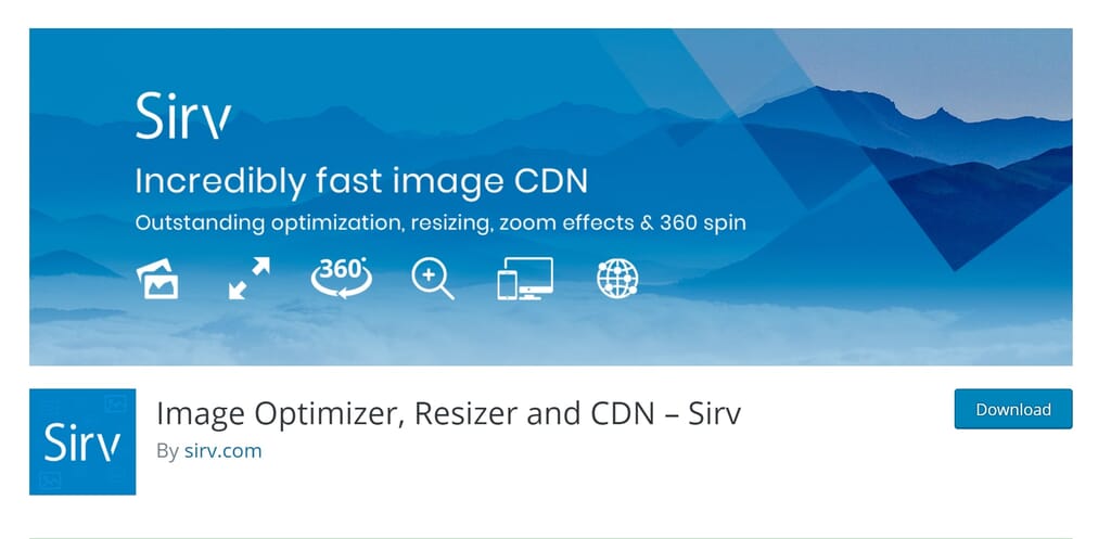SIRV Image Optimizer - WordPress Image CDN Plugin